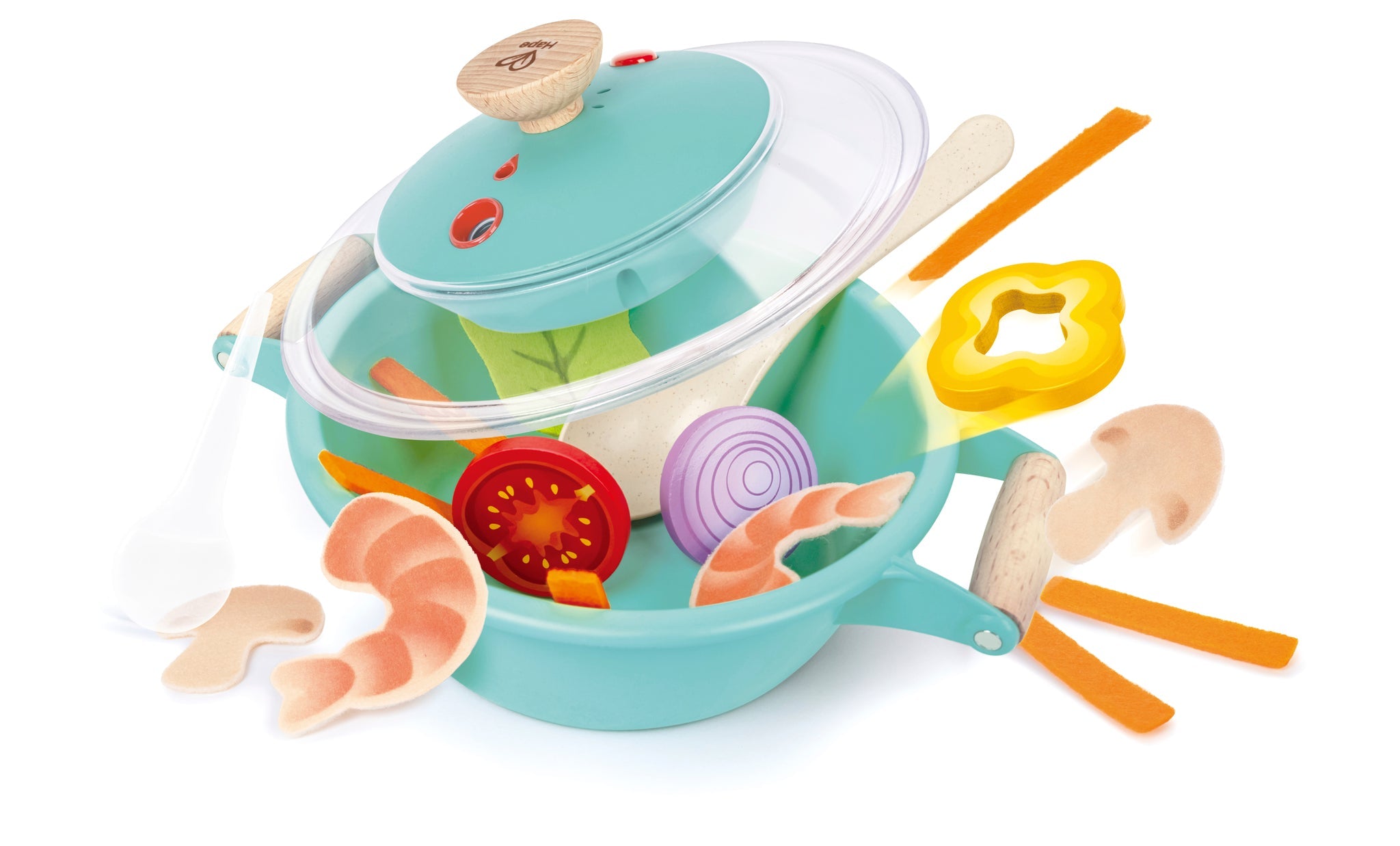 Hape Little Chef Cooking & Steam Playset