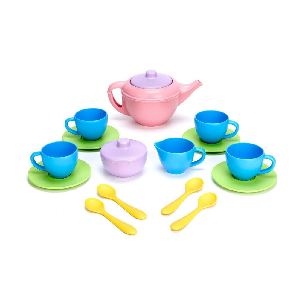 Green Toys Tea Set Pink