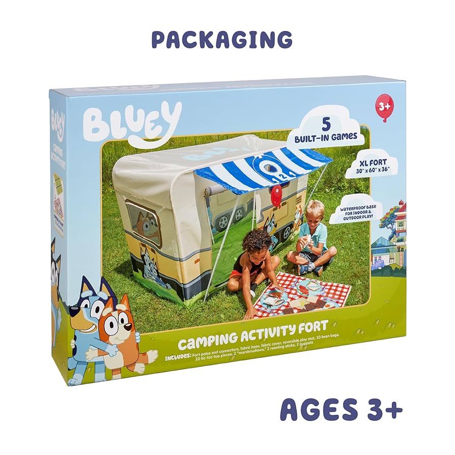 Bluey Camping Activity Fort