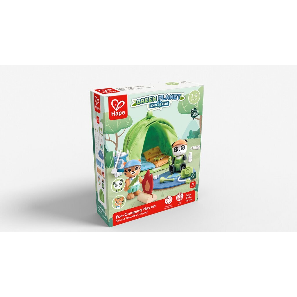 Hape Green Planet Explorers: Eco Camping Play Set