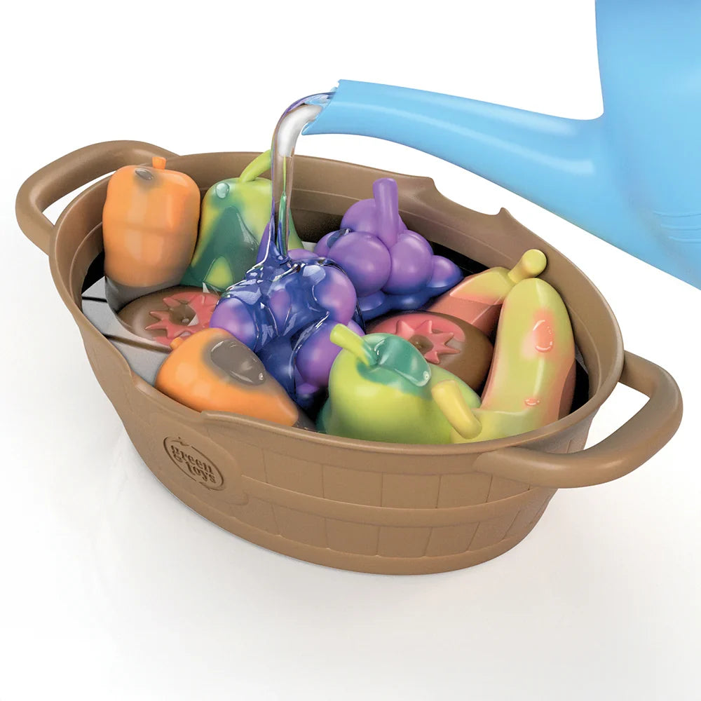 Green Toys Rainbow Harvest - Color-Changing Water Activity Set