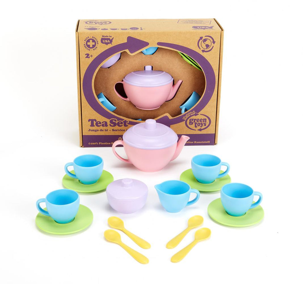 Green Toys Tea Set Pink